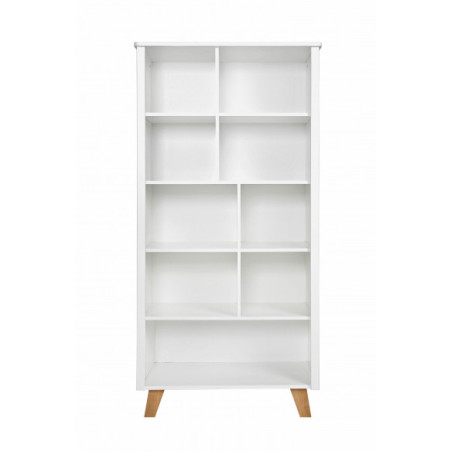 Children's Bookcase Zara in White Wood - Novelies