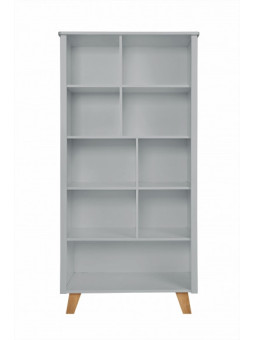 Libreria per Camerette Bambini Zara in Legno Grigio - Novelies