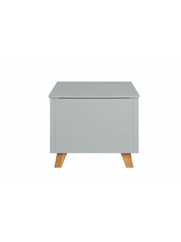 Panca / Contenitore Portagiochi Zara in Legno Grigio - Novelies