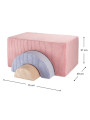 Children's Pink Mousse Rainbow Playset - Wigiwama