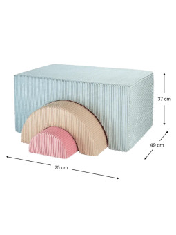 Children's Peppermint Mousse Rainbow Playset - Wigiwama