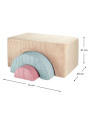 Children's Brown Sugar Mousse Rainbow Playset - Wigiwama