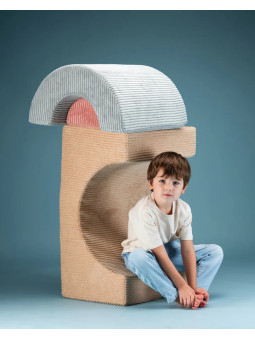 Set da Gioco Arcobaleno per Bambini in Velluto Marrone - Wigiwama