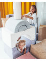 Set da Gioco Arcobaleno per Bambini in Velluto Blu Mirtillo - Wigiwama
