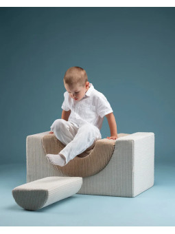 Set da Gioco Arcobaleno per Bambini in Velluto Bianco - Wigiwama