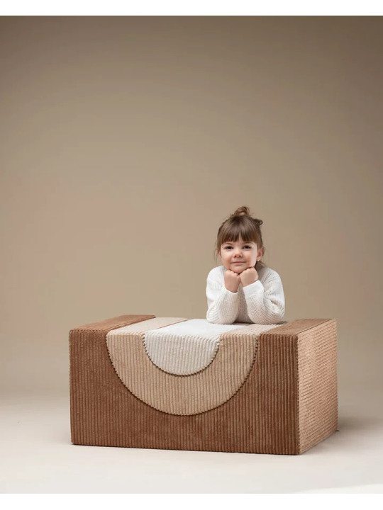 Set da Gioco Arcobaleno per Bambini in Velluto Marrone - Wigiwama