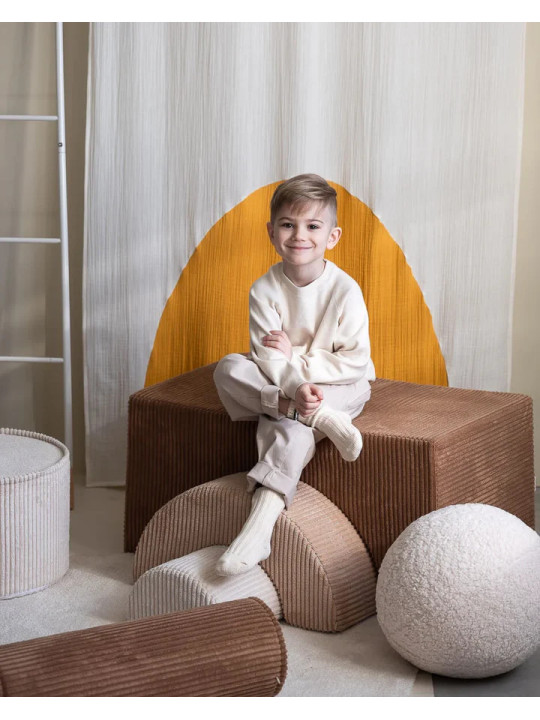 Set da Gioco Arcobaleno per Bambini in Velluto Marrone - Wigiwama