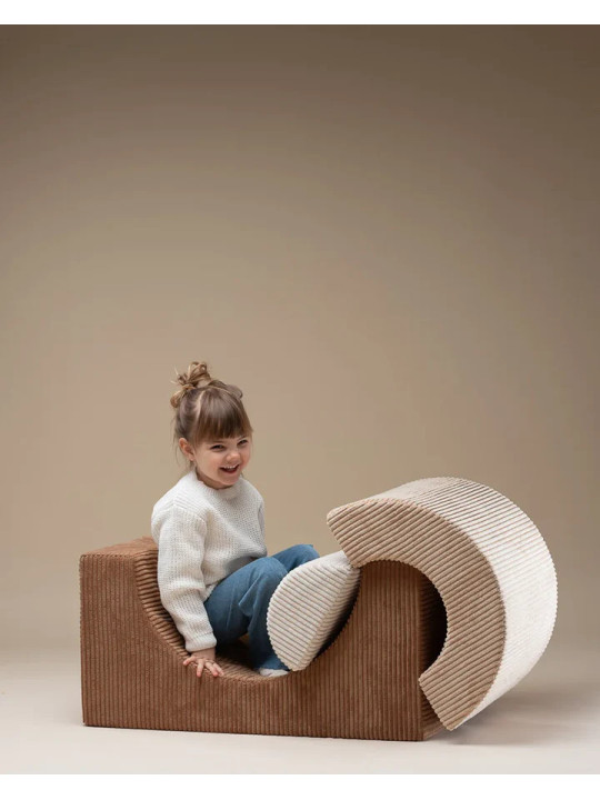 Set da Gioco Arcobaleno per Bambini in Velluto Marrone - Wigiwama