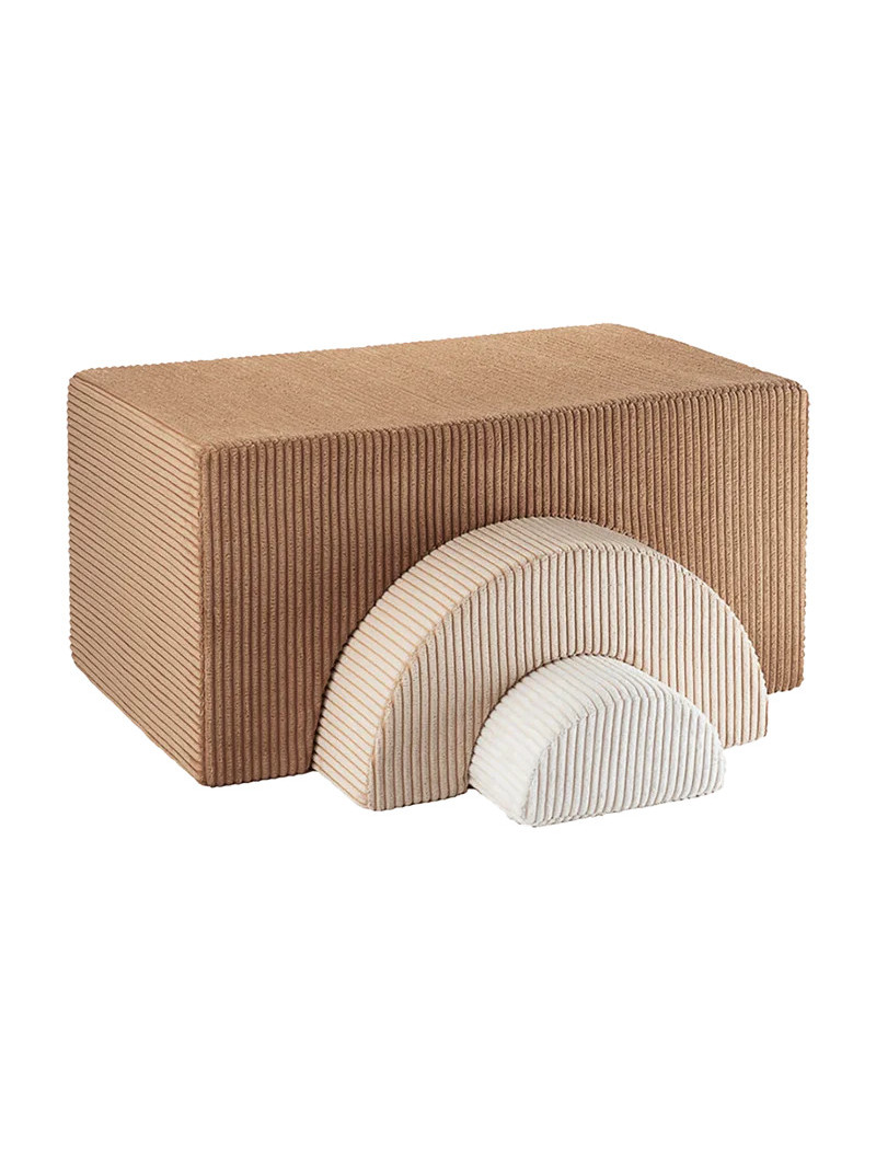 Set da Gioco Arcobaleno per Bambini in Velluto Marrone - Wigiwama