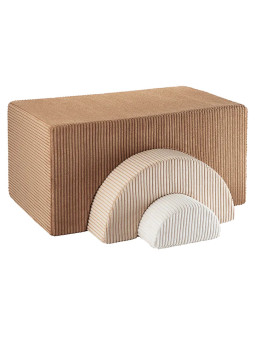 Set da Gioco Arcobaleno per Bambini in Velluto Marrone - Wigiwama