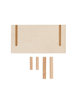 Ripiano in legno per pannello perforato in legno di betulla Slot by Vox.
