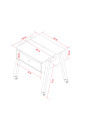 Table on Wheels with Liftable Top Spot Young - VOX