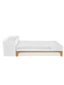 Culla 70x120 estendibile a 70x160 + scrivania UP! bianca per bambini - BellAmy