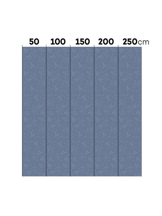 Wallpaper for Children's Bedroom Simple cosmos blue by Dekornik