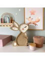 Lampada in Legno Bunny Coniglio Beige - Peekaboo