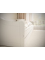 Letto per Bambini in legno bianco 90x200 Blanka con Letto Extra - Kocot Kids
