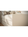 Single bed for children 90x200 cm with shelves and drawers for extra space Leon by Kocot Kids