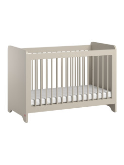 Culla con spondine fisse 60x120 cm in legno beige per la cameretta dei bambini Ova by VOX