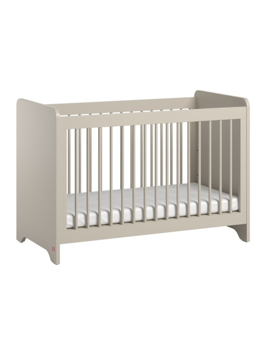 Culla con spondine fisse 60x120 cm in legno beige per la cameretta dei bambini Ova by VOX