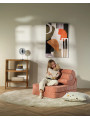 Flipster by Wigiwama Kids Foam Modular Sofa Set with Removable Cover in Pink Mousse