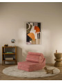 Flipster by Wigiwama Kids Foam Modular Sofa Set with Removable Cover in Pink Mousse