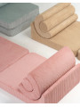 Flipster by Wigiwama Kids Foam Modular Sofa Set with Removable Cover in Pink Mousse