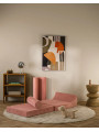Flipster by Wigiwama Kids Foam Modular Sofa Set with Removable Cover in Pink Mousse