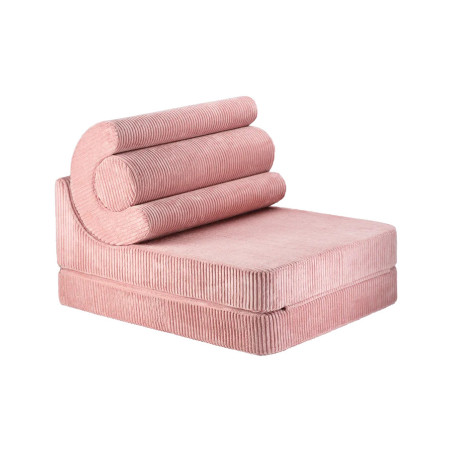 Flipster by Wigiwama Kids Foam Modular Sofa Set with Removable Cover in Pink Mousse