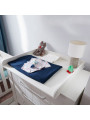 Changing unit table for Calmo Collection Chest of Drawers in white or grey MDF
