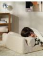 Divano Modulare per Bambini Flipster in Teddy Crema - Wigiwama