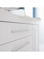 Changing unit table for Calmo Collection Chest of Drawers in white or grey MDF