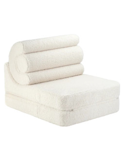 Divano Modulare per Bambini Flipster in Teddy Crema - Wigiwama