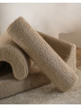 Flipster by Wigiwama Kids Foam Modular Sofa Set with Removable Cover in Biscuit Brown Teddy Fabric