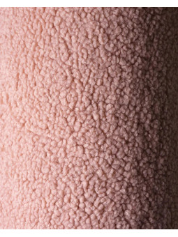 Set divano modulare in schiuma per bambini con rivestimento sfoderabile in tessuto teddy rosa guava Flipster by Wigiwama