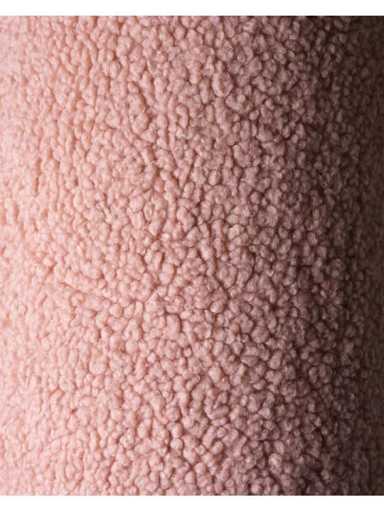 Set divano modulare in schiuma per bambini con rivestimento sfoderabile in tessuto teddy rosa guava Flipster by Wigiwama