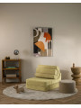 Flipster by Wigiwama Kids Foam Modular Sofa Set with Removable Cover in Matcha Green Teddy Fabric