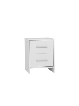 2-drawer chest of drawers for desk Calmo collection in white or gray MDF