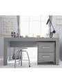 2-drawer chest of drawers for desk Calmo collection in white or gray MDF