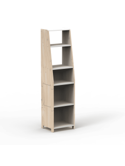 Libreria Scaffale + 2 kit estensione verticale Asymetry - Mathy By Bols