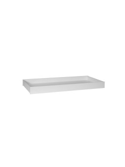 Cassettone estraibile per Letto singolo 90x200 Collezione Calmo in MDF bianco o grigio