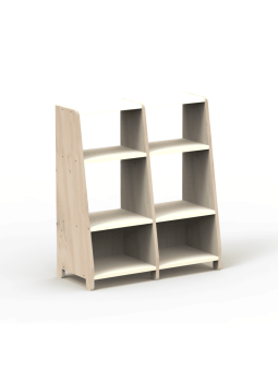 Double evolving wooden shelf for children bedrooms and nurseries - Mathy by Bols