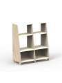 Double evolving wooden shelf for children bedrooms and nurseries - Mathy by Bols