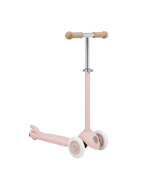 Monopattino in 100% Plastica Riciclata Eco Rosa Chiaro - Banwood