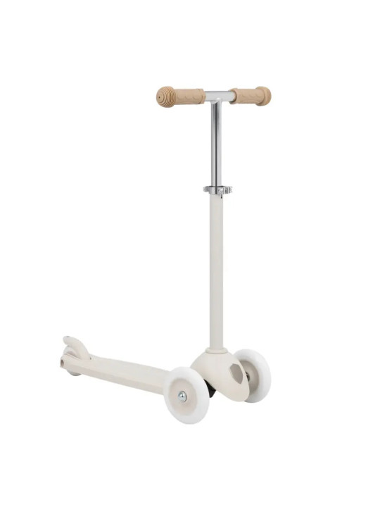 Monopattino in 100% Plastica Riciclata Eco Bianco Avorio - Banwood