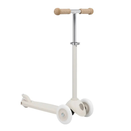 Three Wheel Eco Scooter 100% Recycled Plastic Ivory - Banwood