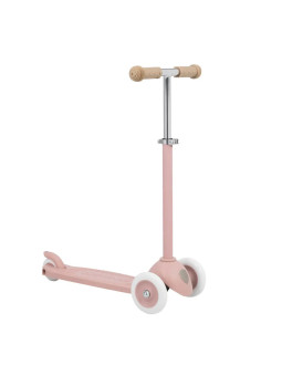 Three Wheel Eco Scooter 100% Recycled Plastic Dusty Rose - Banwood