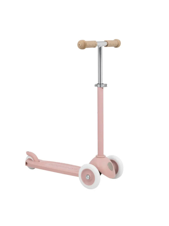 Three Wheel Eco Scooter 100% Recycled Plastic Dusty Rose - Banwood