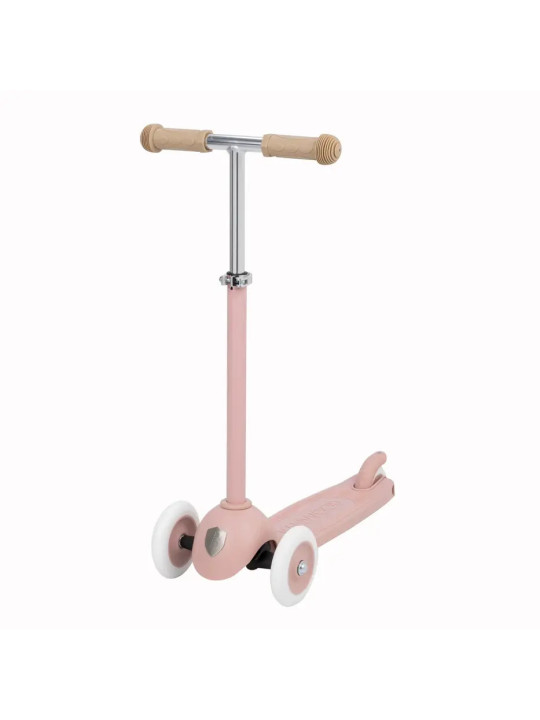 Three Wheel Eco Scooter 100% Recycled Plastic Dusty Rose - Banwood