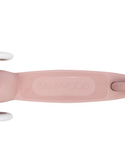 Monopattino in 100% Plastica Riciclata Eco Rosa Pastello - Banwood