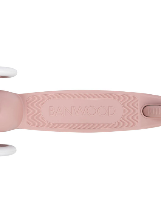 Monopattino in 100% Plastica Riciclata Eco Rosa Pastello - Banwood